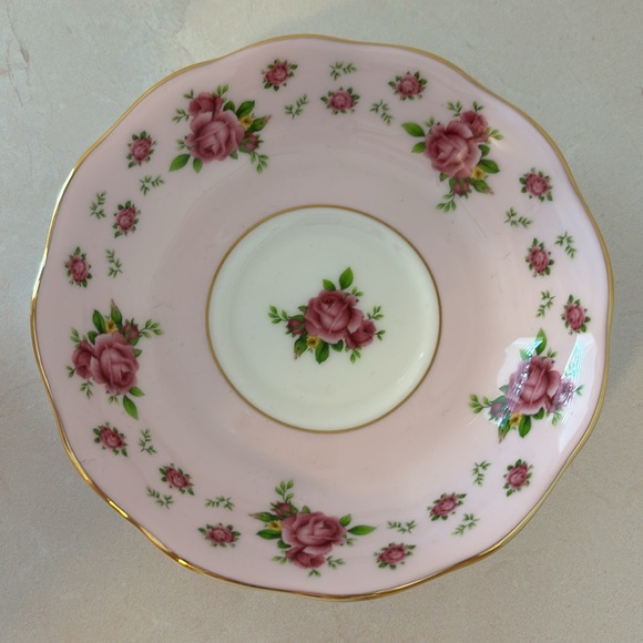 🌸💖 NWT Royal Albert New Country Roses Pink Bone China Teacup & Saucer 💖🌸 - Picture 13 of 17